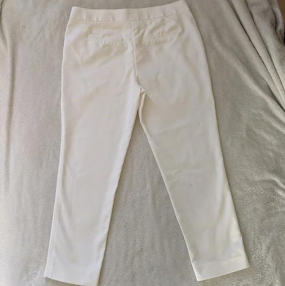 Witchery Sz 12 Cream tailored trousers/pants - Picture 2 of 6